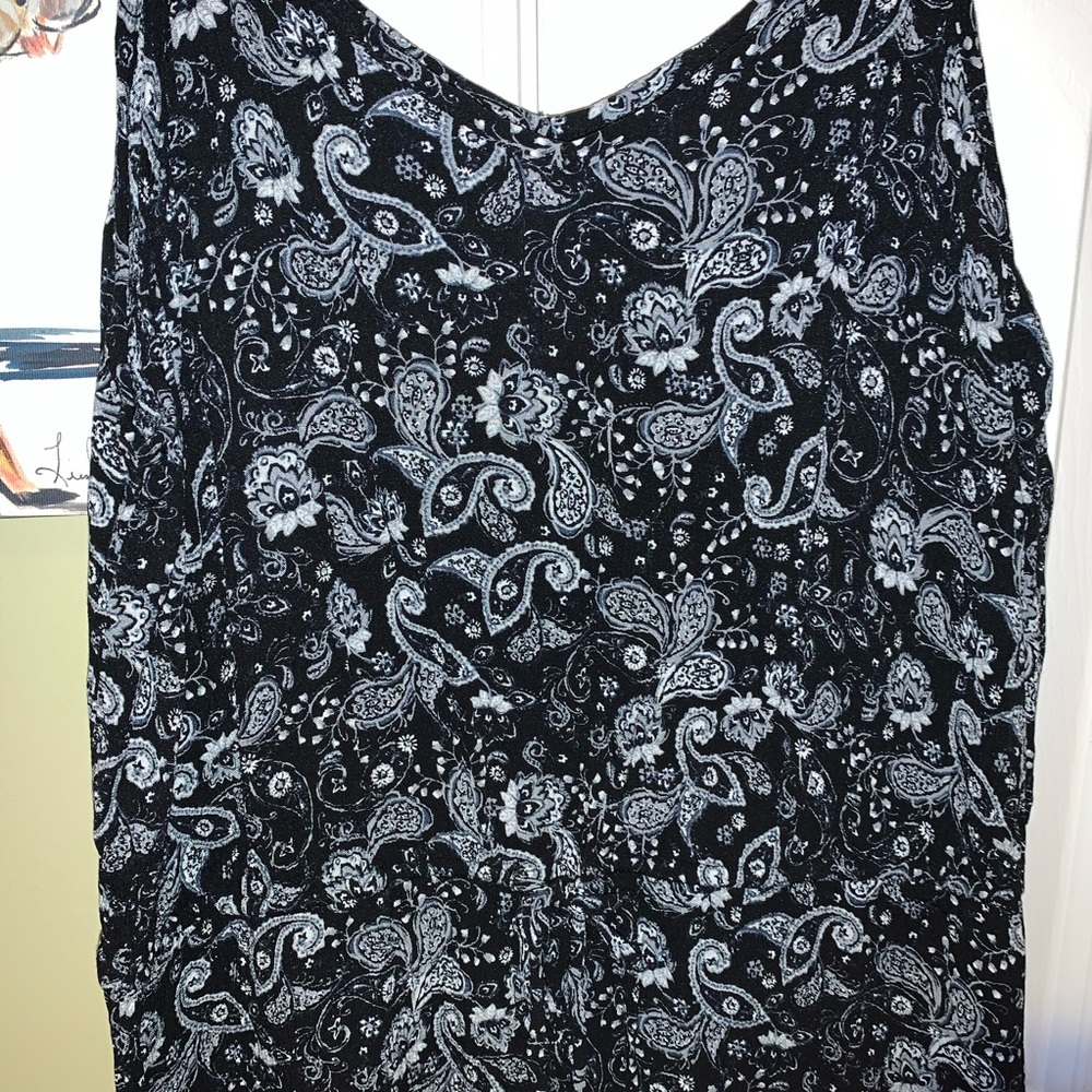 Knox Rose Black Floral Dress Size XXL
